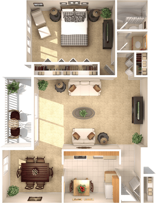 Bedroom Png (500x648), Png Download