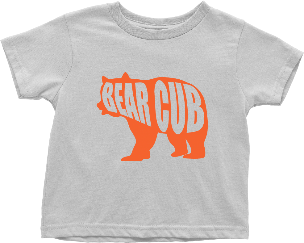Orange Bear Cub Toddler T Shirt (1000x1000), Png Download