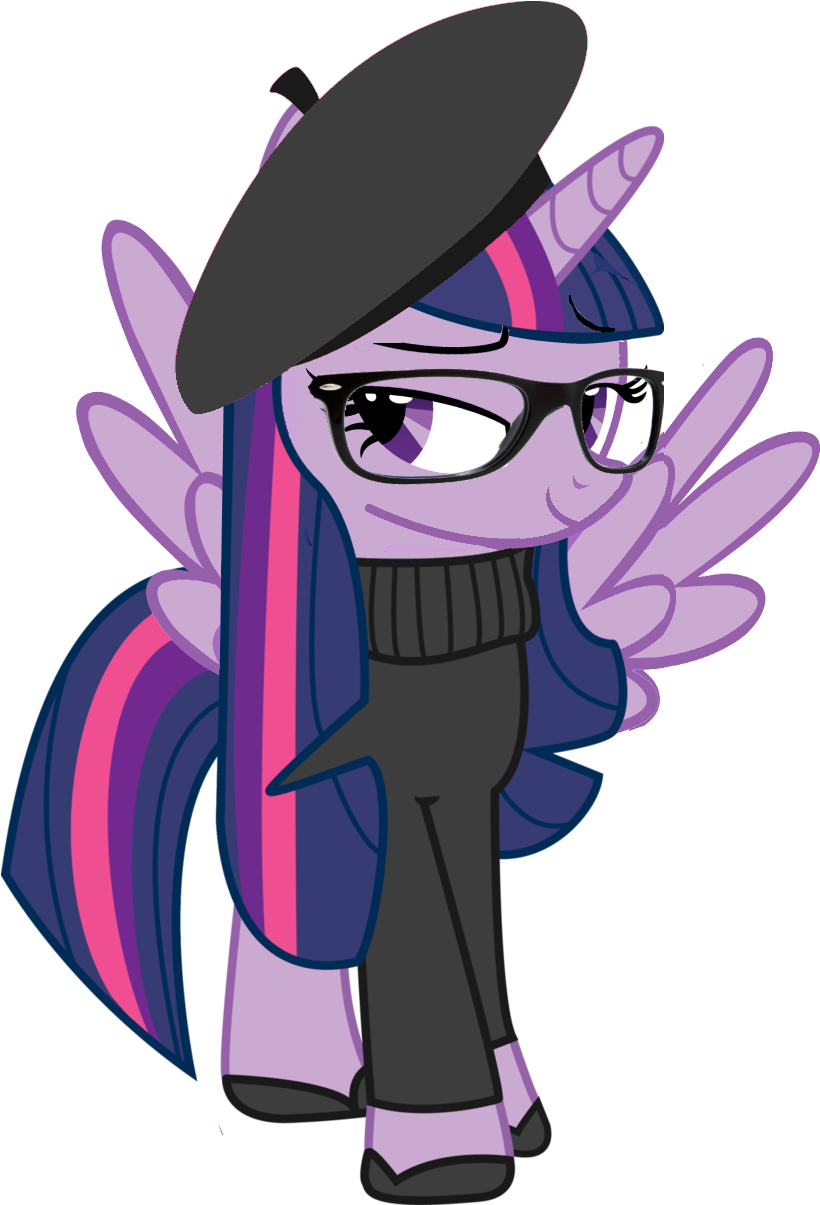 Kanrabat, Bedroom Eyes, Beret, Clothes, Female, Glasses, (835x1204), Png Download