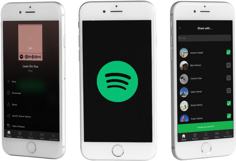 Spotifymockup (1000x742), Png Download