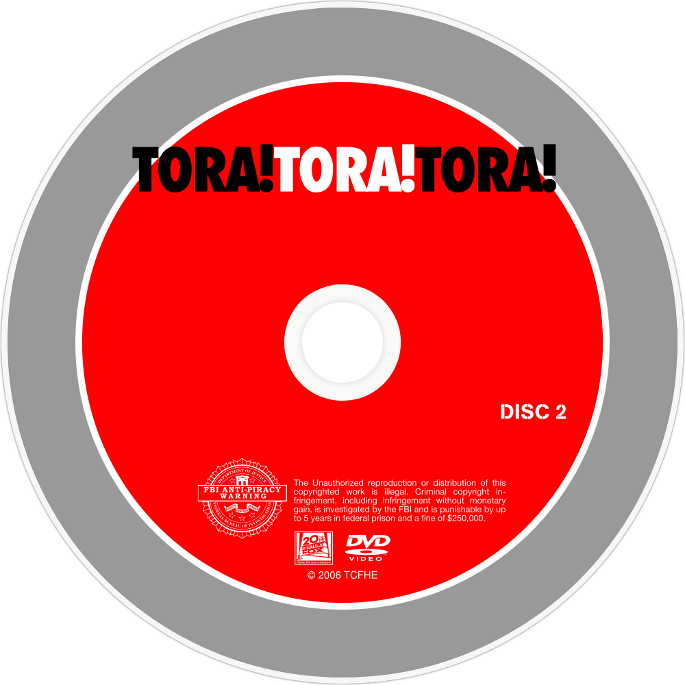 Tora Tora Tora Dvd Disc Image (1000x1000), Png Download
