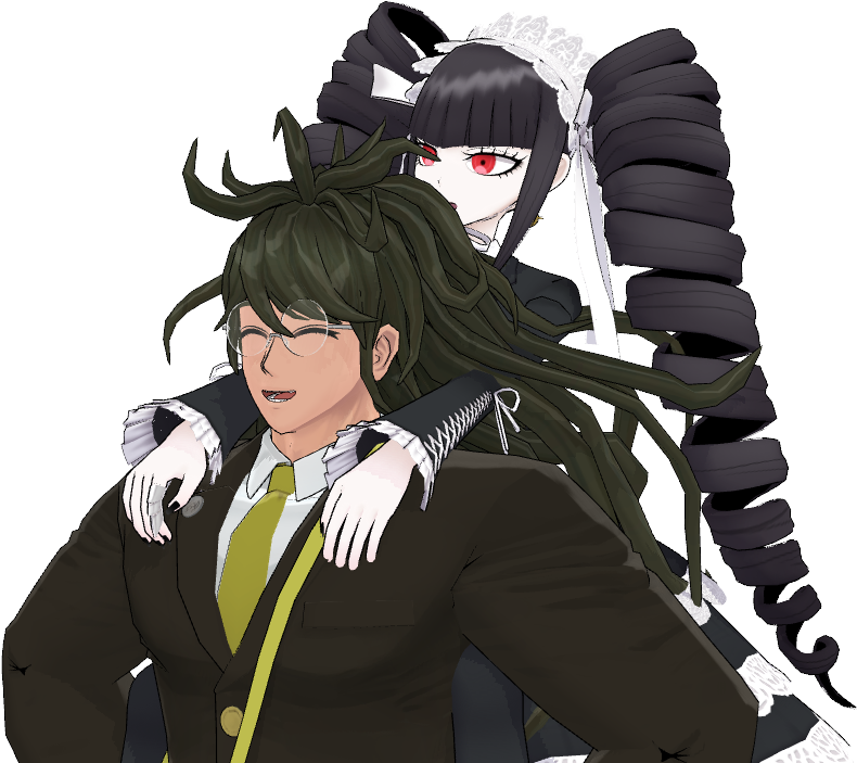 Daily Gonta Giving A Cute Girl From Every Main Game (1366x768), Png Download