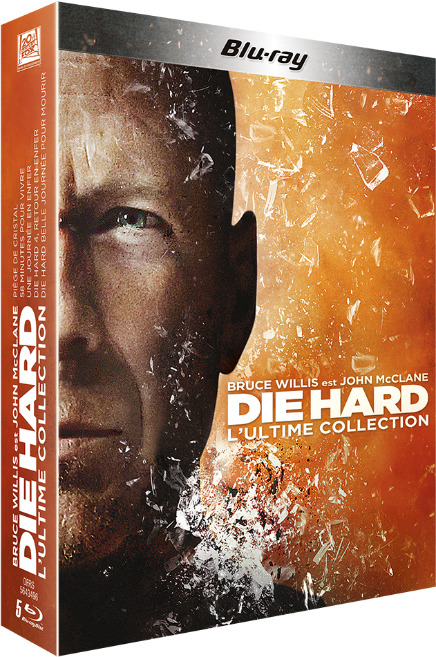3d Coffret 5br Die Hard (686x999), Png Download