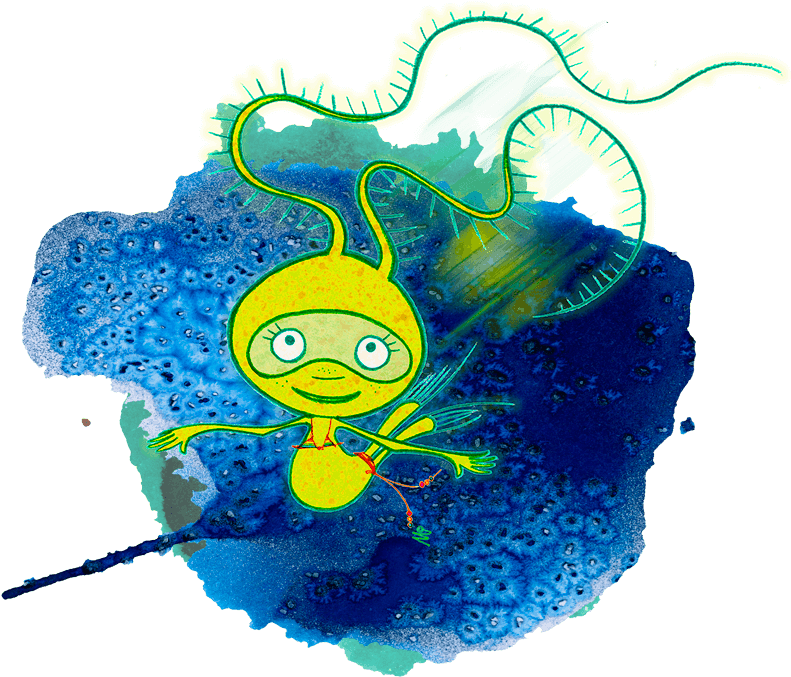 Plankton Illustration (800x685), Png Download