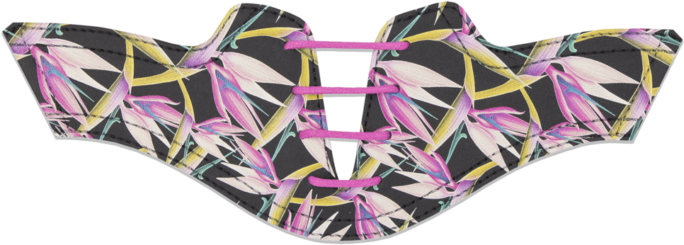 Women's Birds Of Paradise Saddles & Pink Laces (1024x410), Png Download