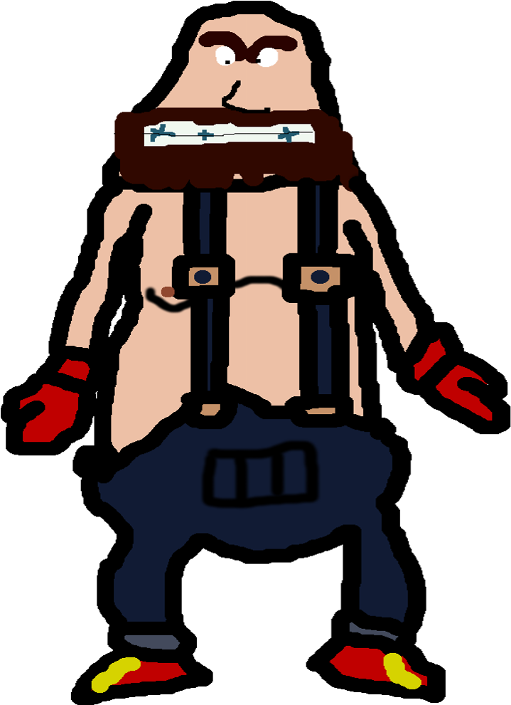 Bear Hugger Punch Out U (720x1040), Png Download