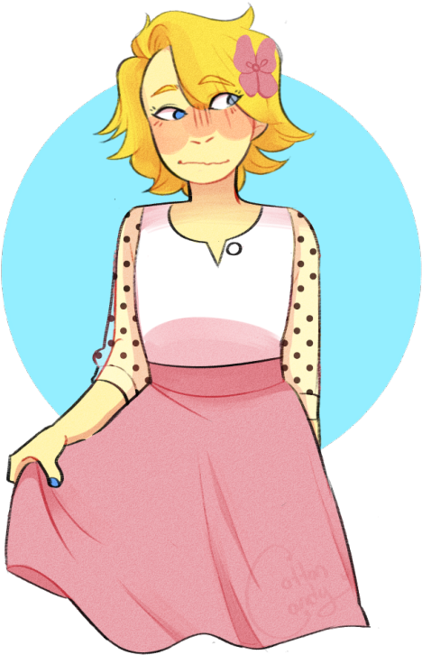 I Know This Is Not The Marjorine Everybody Always Draws (540x789), Png Download