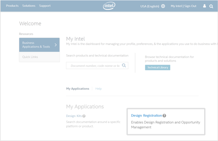 Distributor Design Registration My Intel Screen (864x486), Png Download