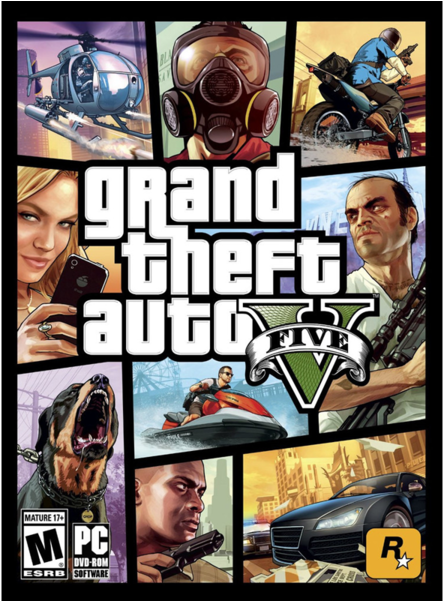 Grand Theft Auto V Gta (600x600), Png Download