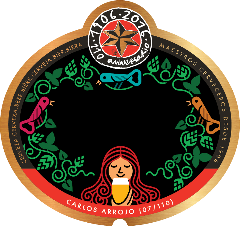 Estrella Galicia (789x746), Png Download