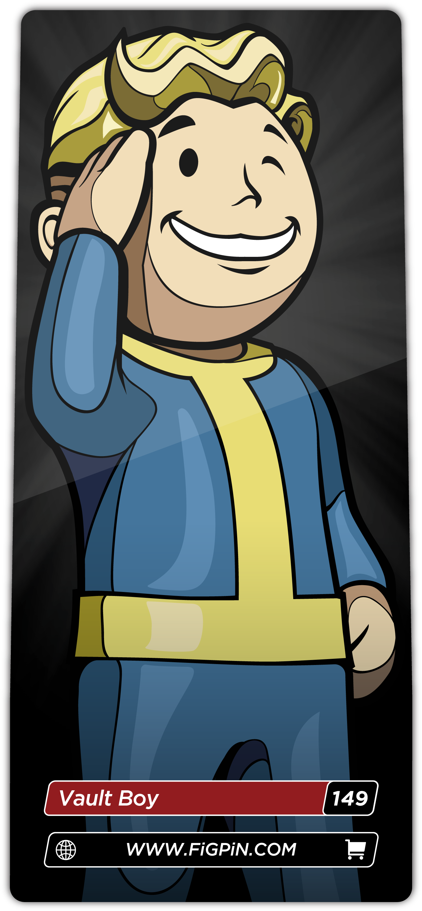 Vault Boy Salute (2000x3500), Png Download