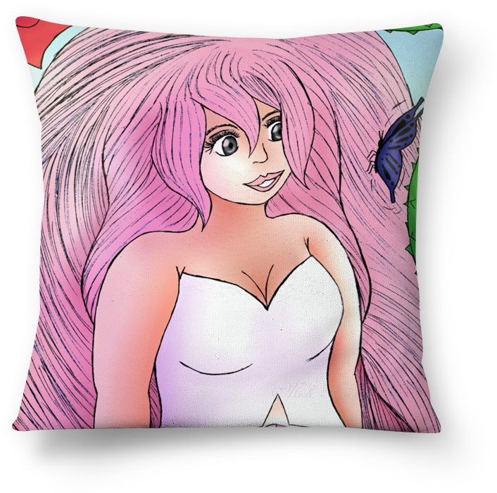 Almofada Rose Quartz (800x800), Png Download