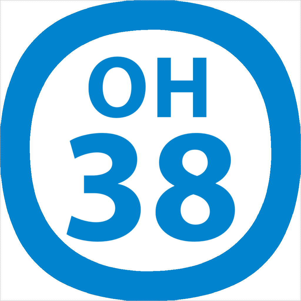 Oh-38 Station Number (1024x1024), Png Download