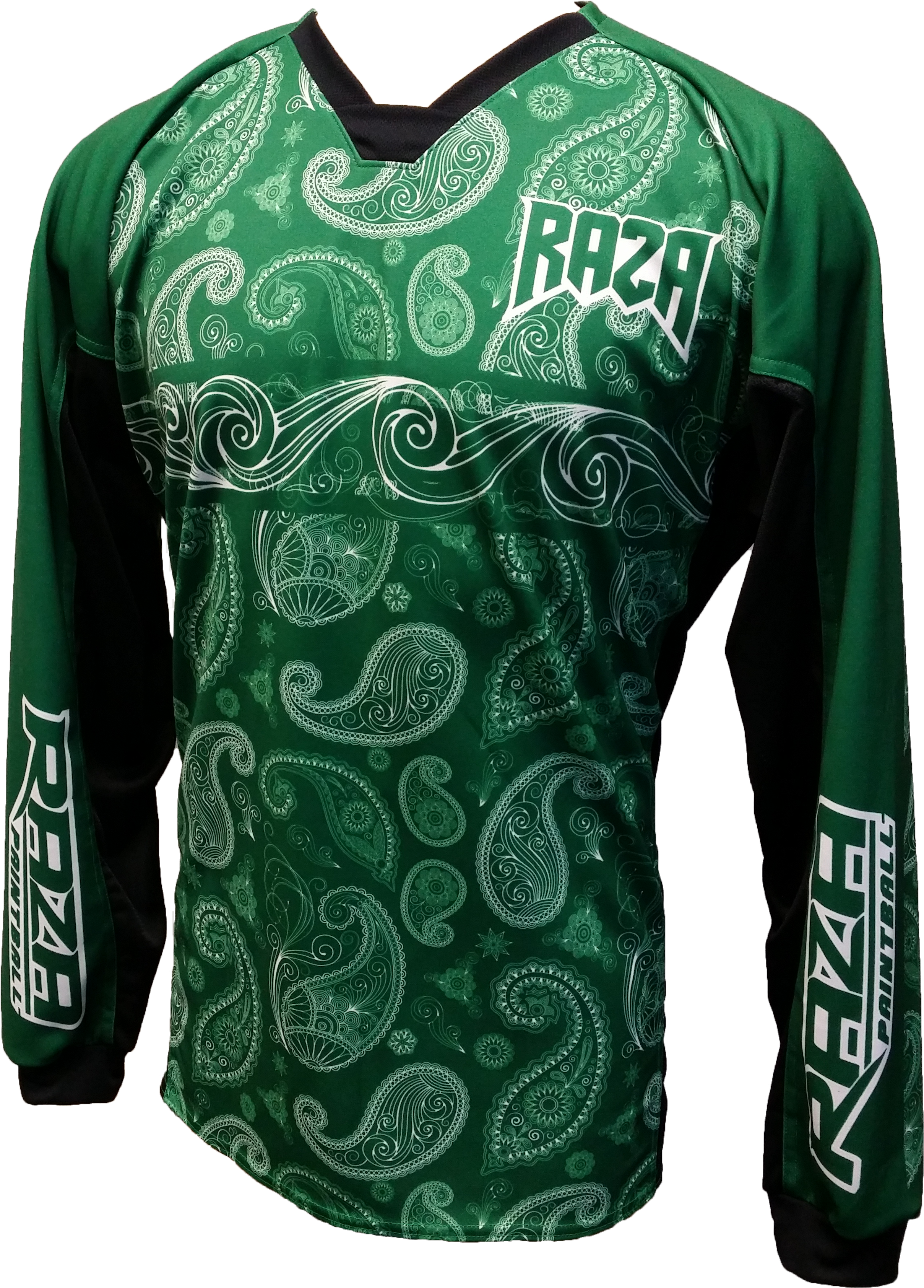 Bandana Green/white Tm2 Jersey (2544x3490), Png Download