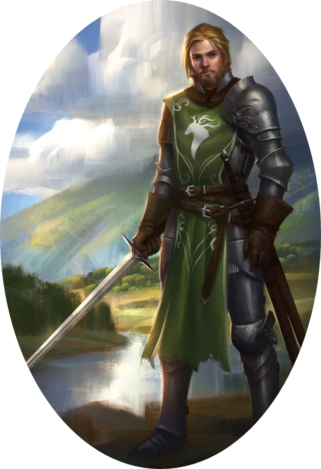 Fantasy Art Male Knight Fantasy (630x921), Png Download