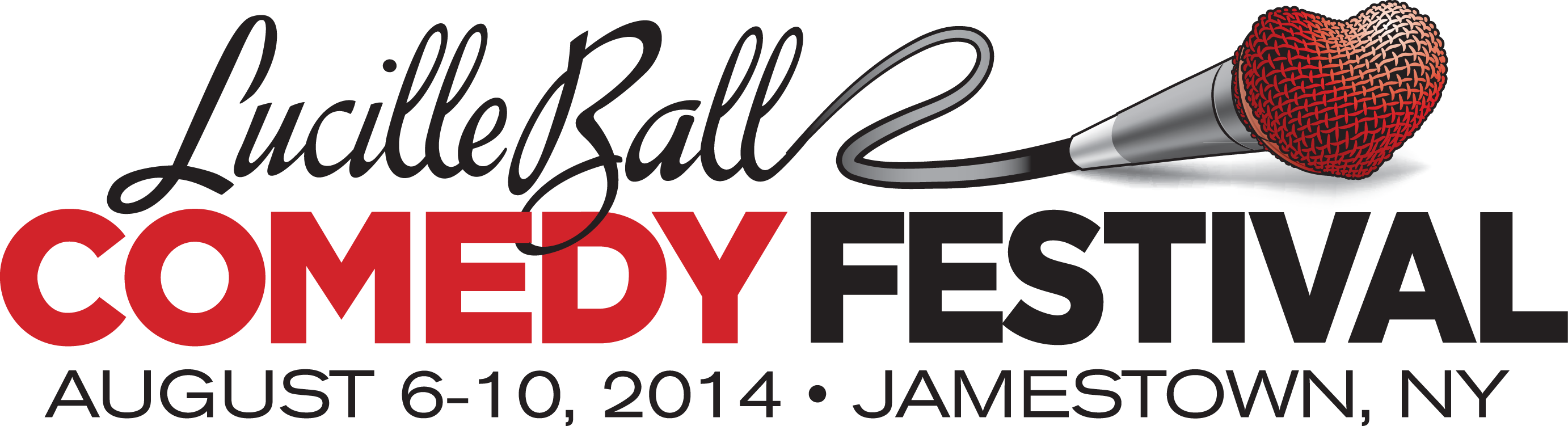 2014 Lucille Ball Comedy Festival Logo (2764x751), Png Download