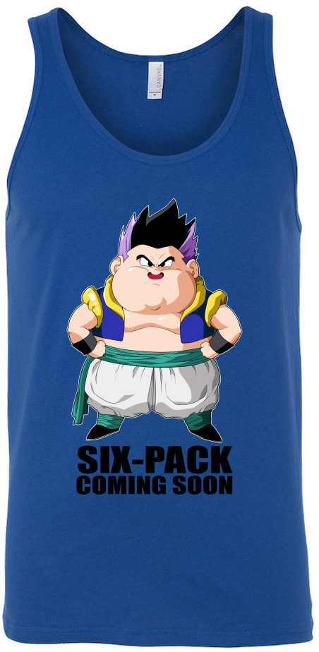 Gotenks Six Pack Coming Soon (1000x1000), Png Download