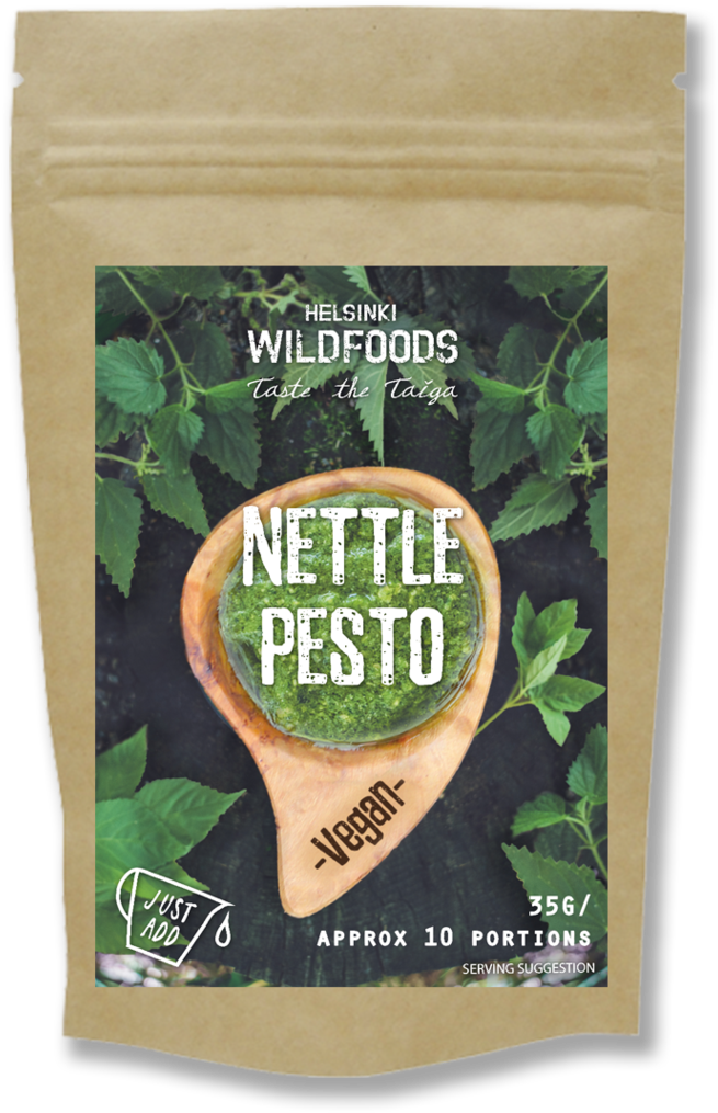Picture Of Helsinki Wildfoods' Vegan Nettle Pesto Product (800x1127), Png Download