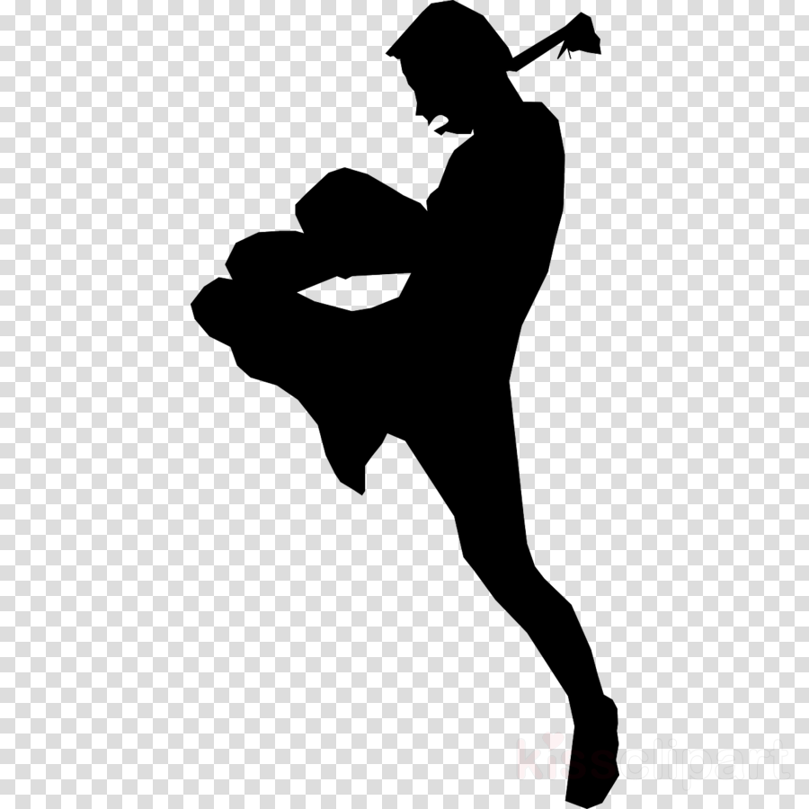 Muay Thai Silhouette Clipart Muay Thai Boxing Martial (900x900), Png Download