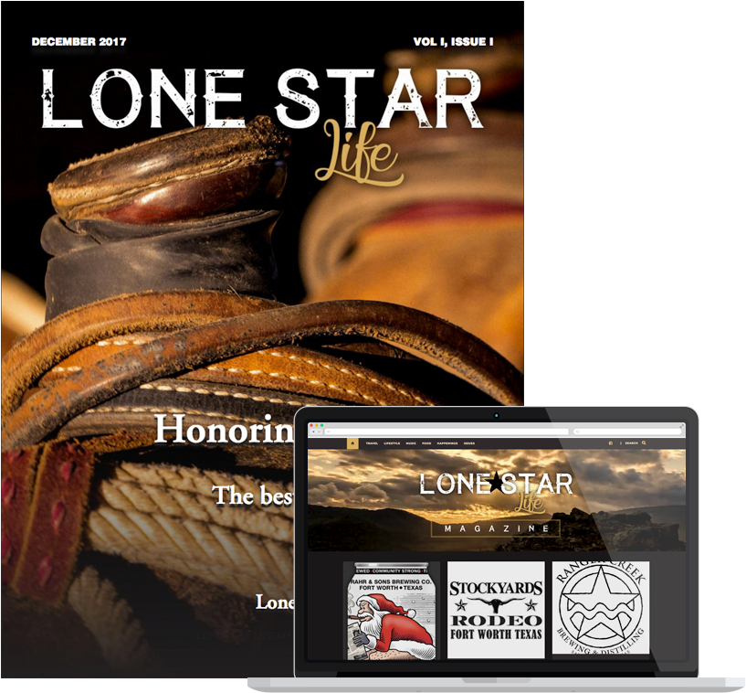 Lone Star Life Magazine (849x788), Png Download
