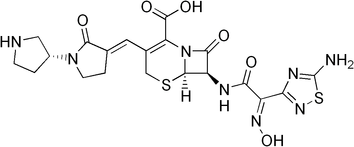 Ceftobiprole Structure (1136x473), Png Download
