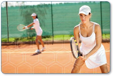 Tennis - Cardiovascular Fitness Sports (459x308), Png Download