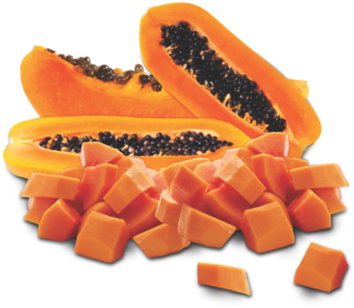 Fresh Papaya - Papaya Png (500x435), Png Download