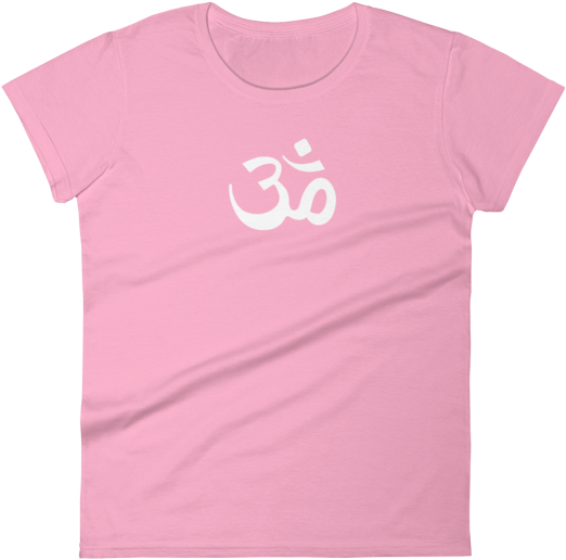 Women Om Symbol Tee - Adventure Awaits, Womens Gift, Girlfriend Gift, Gift (600x600), Png Download