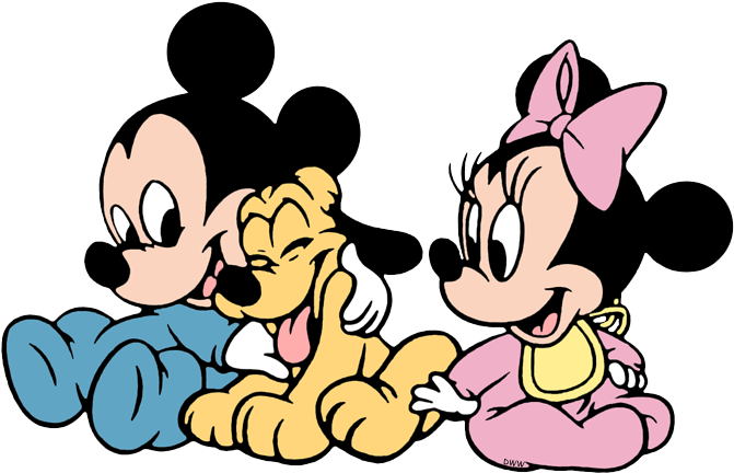 Resultado De Imagem Para Imagens Da Minnie Baby Com - Cartoon (700x453), Png Download
