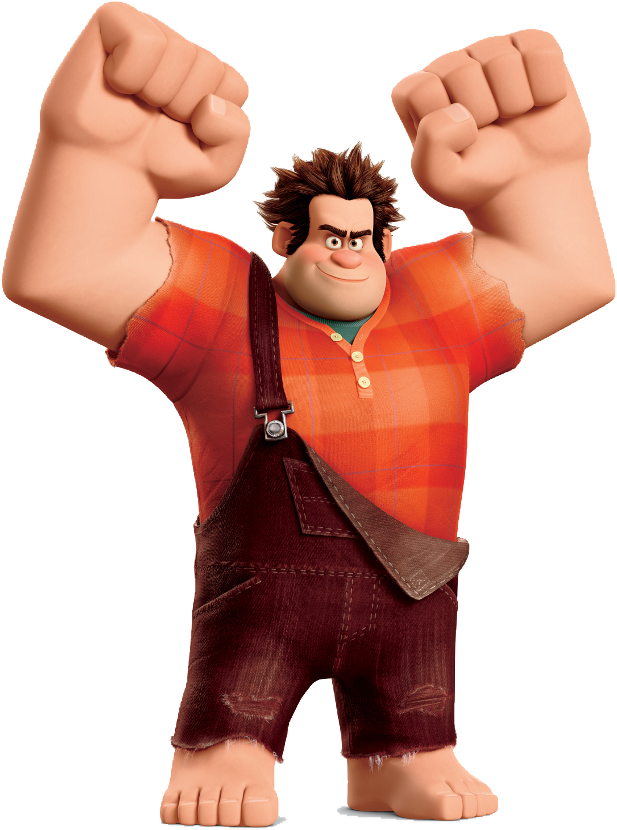 Wir Ralph Character - Wreck It Ralph (324x446), Png Download