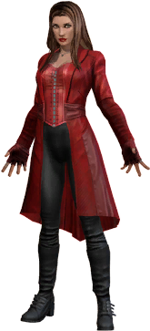 Scarletwitch - Marvel Heroes Scarlet Witch Civil War Costume (300x420), Png Download