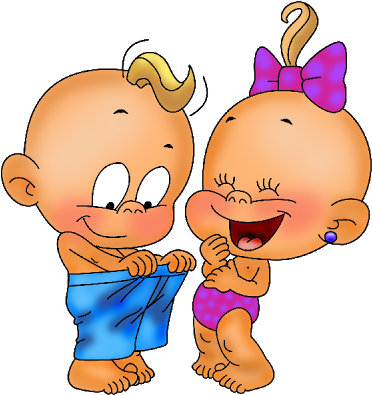 Babies - Baby Boy And Girl Funny (400x400), Png Download