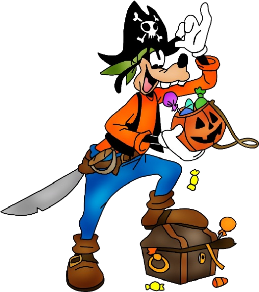 Disney Characters - Mickey Mouse Halloween Clipart (600x600), Png Download