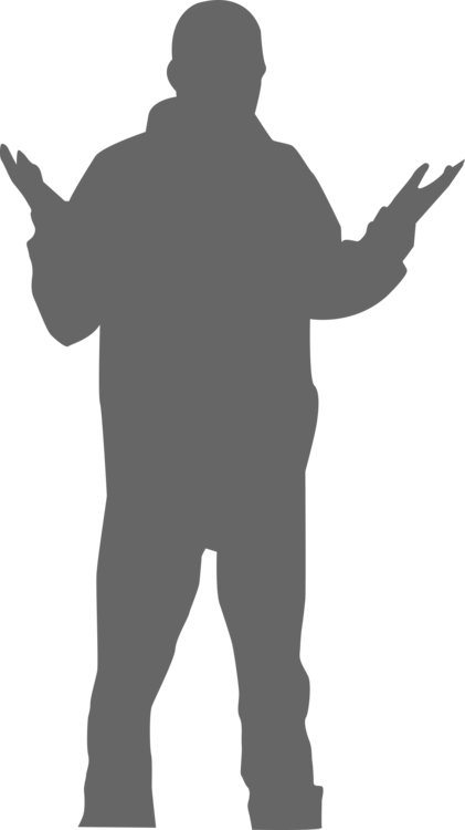 Rapper Silhouette Musician Hip Hop Music - Bring It! Game Night Invitation (421x750), Png Download