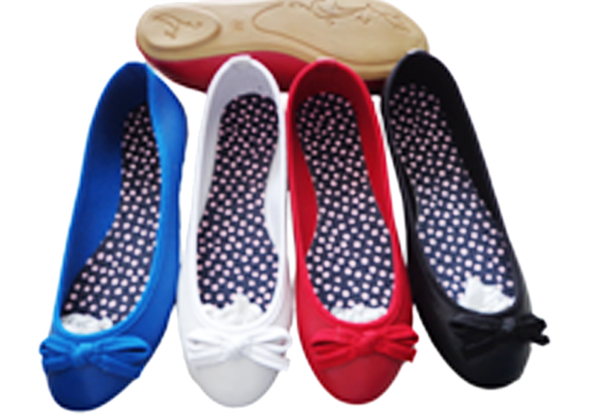 Ballerina Shoes/ballet Flats - Ballet Flat (858x587), Png Download