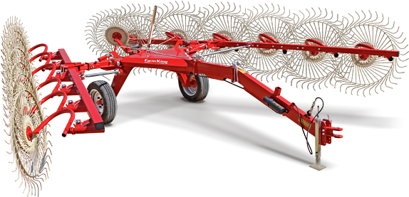 Bat Rake - Farm King (578x318), Png Download