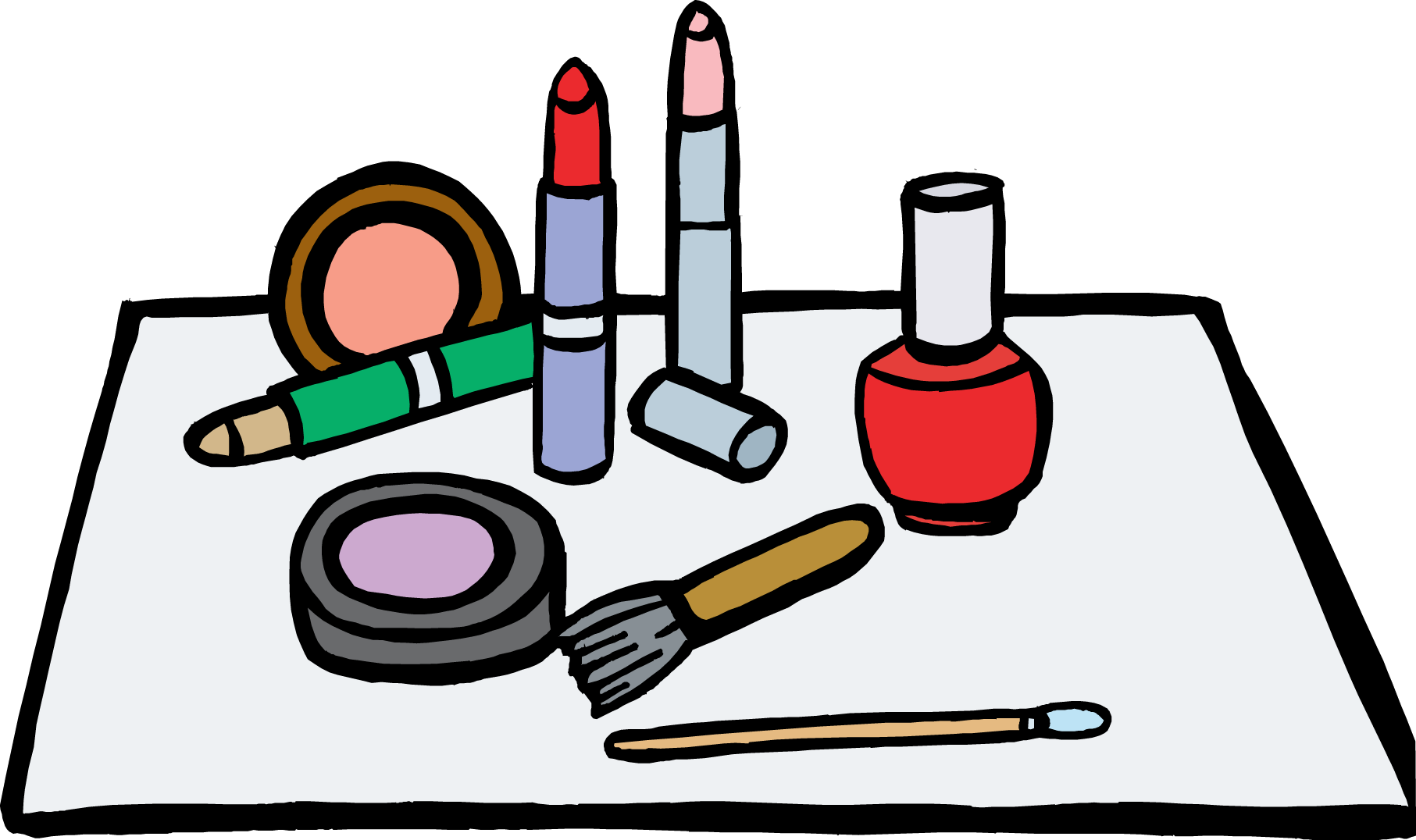Make - Makeup Clipart (1813x1076), Png Download
