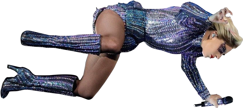 [cutouts]lady Gaga 2017 Superbowl Entrance - Dancer (1152x768), Png Download
