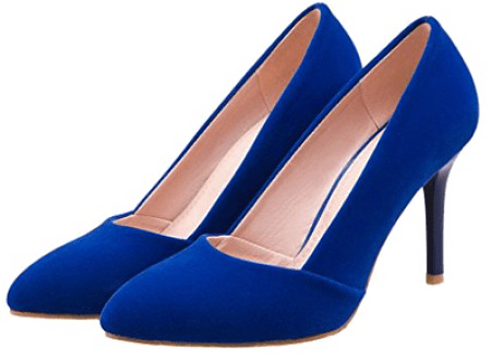 Pumps Heels Png Transparent Image - Blue High Heels Png (450x329), Png Download