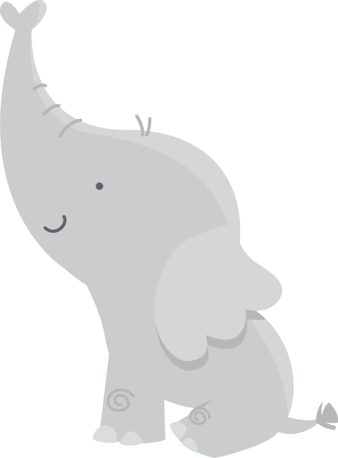 Festa Safari - Elephant Baby Shower Boy Png (664x900), Png Download