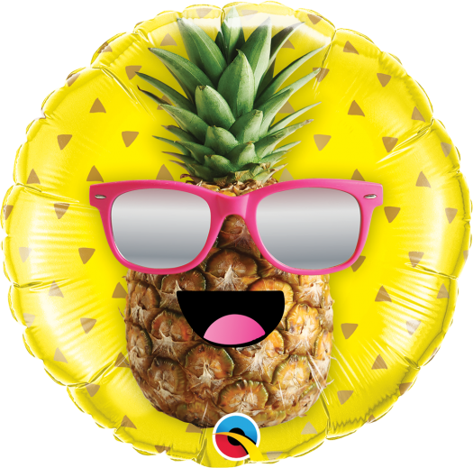 18 - Birthday Pineapple (300x400), Png Download