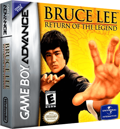 Bruce Lee - Bruce Lee Gameboy Advanced Gba (456x528), Png Download
