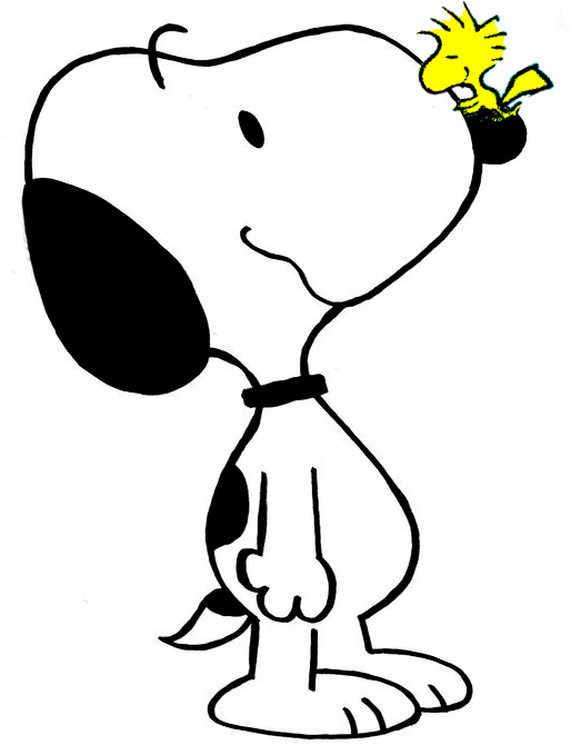 Snoopy Love Png Clip Transparent - Snoopy Png (519x682), Png Download