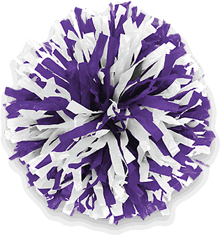 Download Hd 2 Color In Stock Youth Cheerleading Pom Poms Blue And White Pom Pom Transparent Png Image Nicepng Com