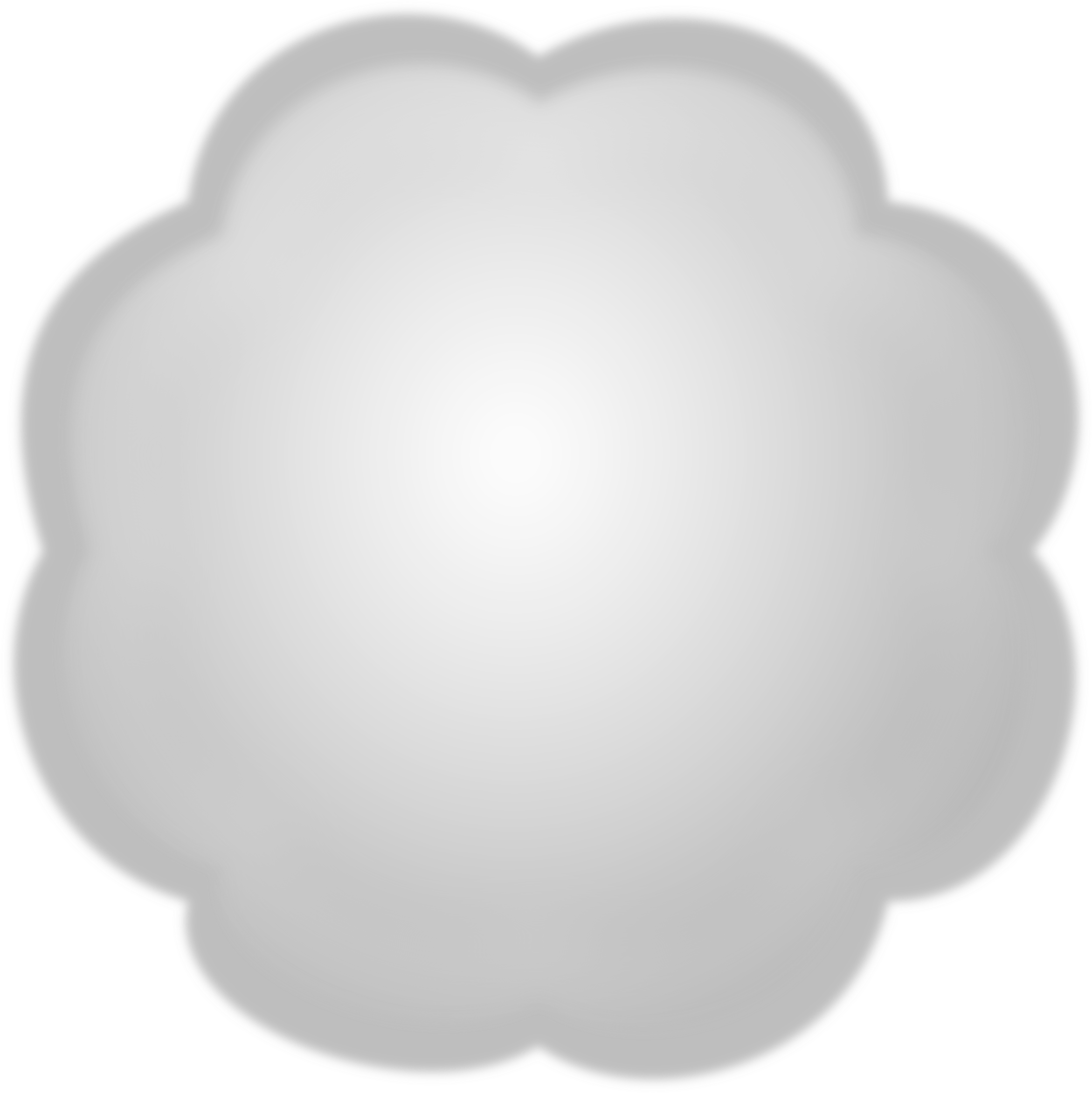 This Free Icons Png Design Of Cloud Or Pom-pon (2398x2400), Png Download