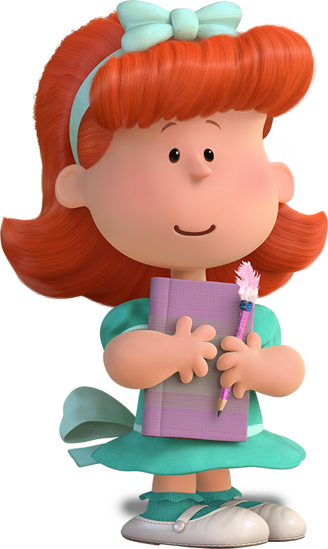 Snoopy Clipart November - Peanuts Movie The Little Red Haired Girl (463x775), Png Download
