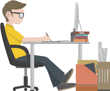 Online Exam - Graphic Designer Clipart Png (453x302), Png Download