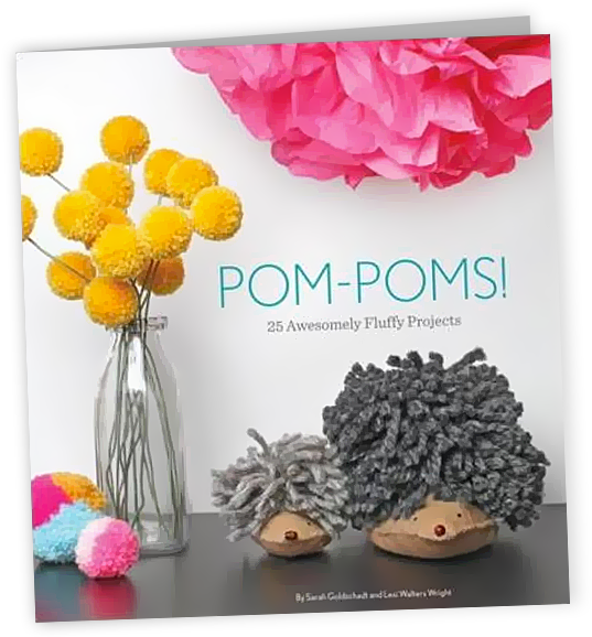 Pom-poms - Pom-poms!: 25 Awesomely Fluffy Projects [book] (600x600), Png Download
