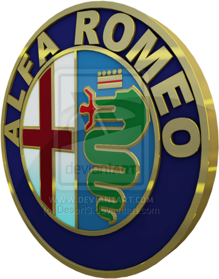 Alfa Romeo Logo 3d - Alfa Romeo (600x600), Png Download