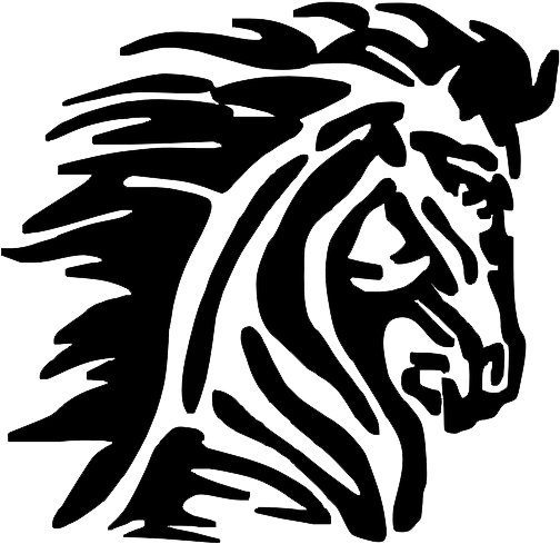 Mustang Horse Png Clipart - Mustang Clip Art (640x640), Png Download